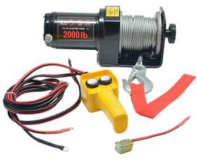 Sähkövinssi 12V 907kg, kauko-ohjain