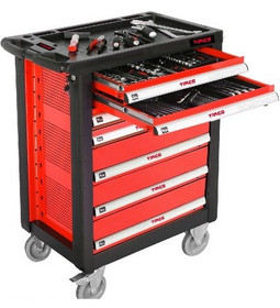 Timco Työkaluvaunu työkaluilla, 221-osaa