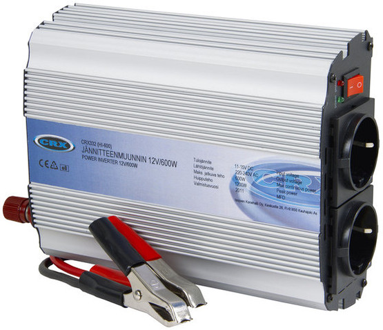 Invertteri CRX, 600W/1200W 12V
