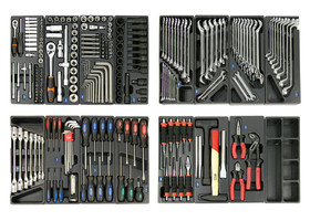 Työkaluvaunu työkaluilla 255-osaa, IKH