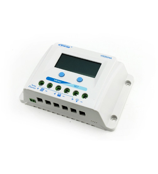 Aurinkopaneelisäädin Brightsolar ViewStar 20A LCD-näytöllä