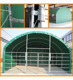 Karjateltta Ranch Farmer, 8m x 8m, korkeus 4m, 900g/m²