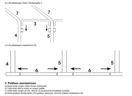 Pressutalli Prohall 6m x 3,2m, 500g/m2