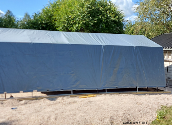 Pressutalli Prohall 6m x 3,2m, 500g/m2