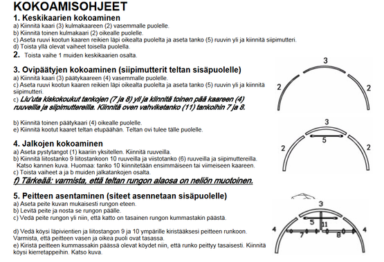 Caravantalli Prohall, 7,5m x 3,5m, korkeus 3,5m, 500g/m2