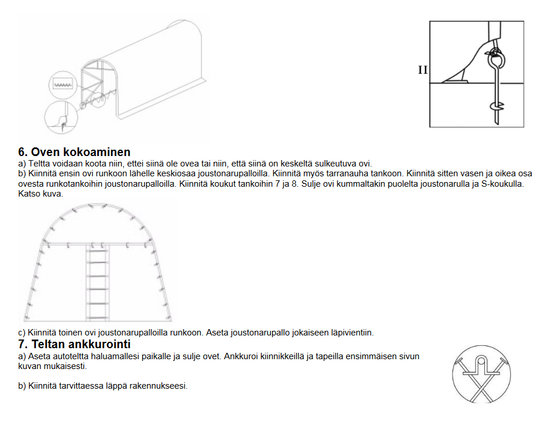 Caravantalli Prohall, 7,5m x 3,5m, korkeus 3,5m, 500g/m2