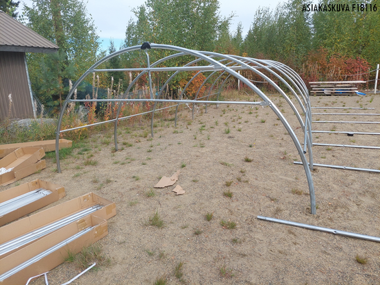 Caravantalli Prohall, 7,5m x 3,5m, korkeus 3,5m, 500g/m2