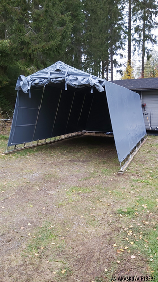 Pressutalli Prohall 6m x 3,2m x 2,2m, 500g/m2