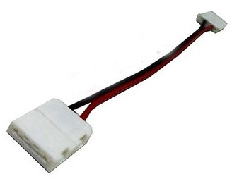 LED Nauhan painettava jatkoliitin 8mm, 15cm johdolla