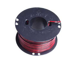 Asennusjohto PVC puna-musta, 2x0,75mm2