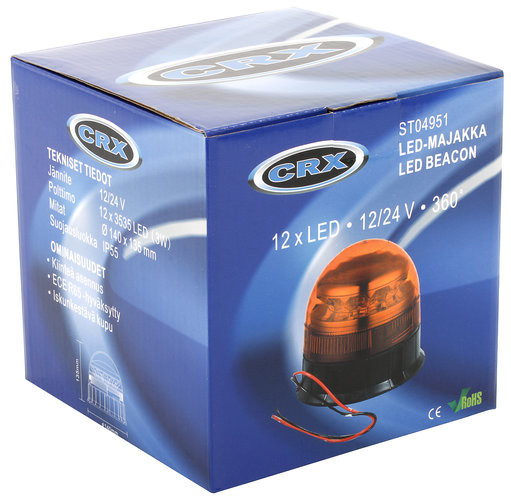 CRX LED Majakka Averti K61 12/24V, kiinteä