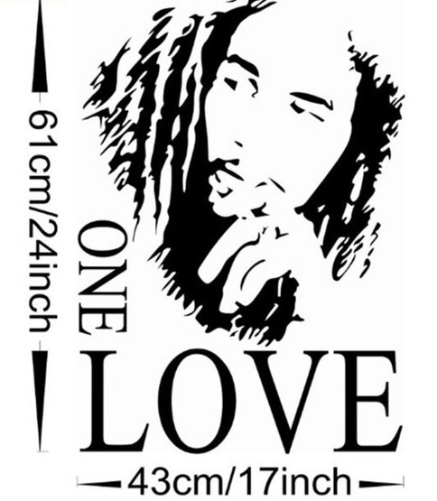 Sisustustarra One Love -Bob Marley