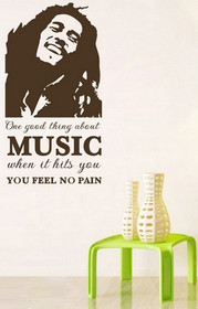 Sisustustarra No pain -Bob Marley