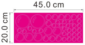 Sisustustarra Pinkit Kuplat