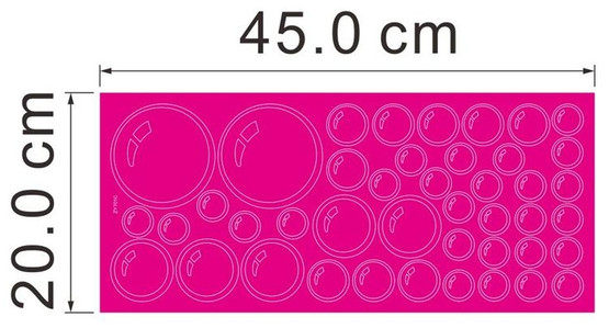 Sisustustarra Pinkit Kuplat