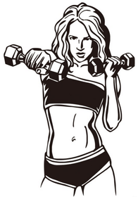 Sisustustarra Fitness Nainen