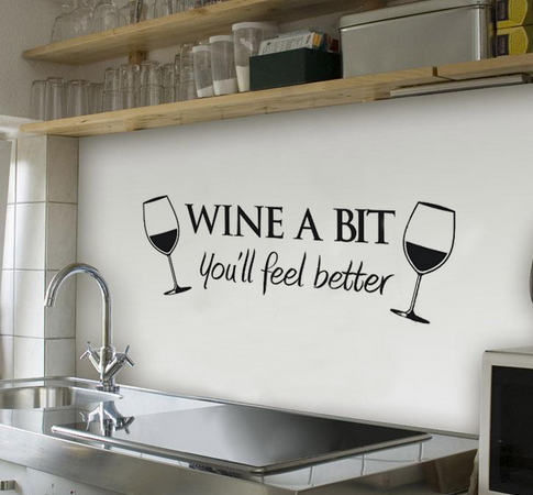 Sisustustarra Wine a Bit - You'll feel better