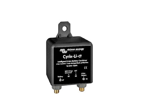 Älykäs kaksoisakkurele Victron Energy LITHIUM 12/24V, 120A