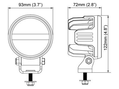 Nordic Lights Canis Go 420 LED-työvalo 28W, 12-24V, 2800lm