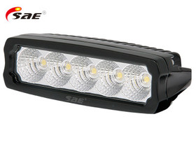 SAE LED-työvalo, 25W, 9-36V, 2250lm, musta