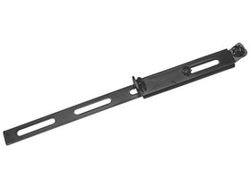 X-Vision säätötuki, latta, ruostumaton teräs, musta