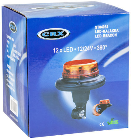 CRX LED Majakka Averti T51 12/24V, joustava, pikakiinnitys