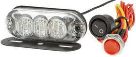 CRX LED Välähdysvalo 82mm, 12/24V
