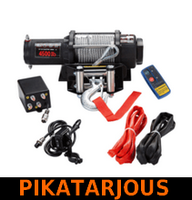 Sähkövinssi 12V 2040kg, kauko-ohjain + langaton kauko-ohjain - PIKATARJOUS!