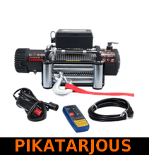 Sähkövinssi 24V 5440kg, kauko-ohjain + langaton kauko-ohjain - PIKATARJOUS!