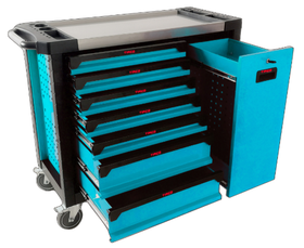 Timco Elite 7+1ltk 275-osainen työkaluvaunu työkaluilla