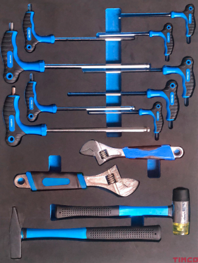 Timco Elite 7+1ltk 275-osainen työkaluvaunu työkaluilla