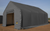 Kalustohalli Ranch premium 6,1m x 9,76m x korkeus 4,88m, 900g/m2