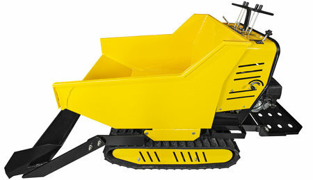 Espina Minidumpperi teloilla ja kauhalla 9hp max. 500kg