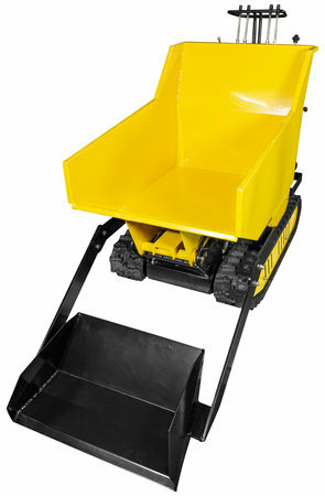 Espina Minidumpperi teloilla ja kauhalla 9hp max. 500kg