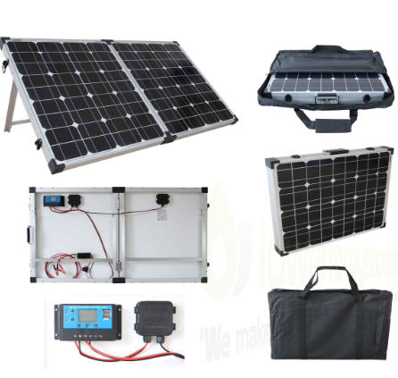 Brightsolar 40W kannettava ja taitettava aurinkopaneeli, sis. säätimen - PIKATARJOUS!