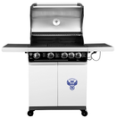 Huuhkajat kaasugrilli, 4 poltinta + sivukeitin, LED-valot