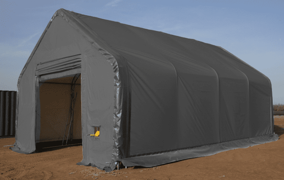 Kalustohalli Ranch premium 9,1m x 18,3m x korkeus 6,1m, 900g/m2