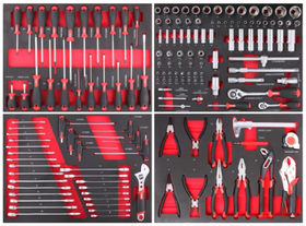 Timco Elite 14 ltk 489-osainen työkaluvaunu työkaluilla