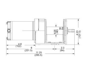 Sähkövinssi IronX 12V 907kg ohjaimella