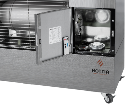 Hottia DIR-1900 polttoainekäyttöinen infrapunalämmitin