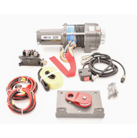 Moment 2500WR 12V 1134kg vinssi nylonköydellä, kauko-ohjain + langaton kauko-ohjain