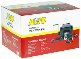 AWD Venevinssi 12V, 907kg, kauko-ohjain