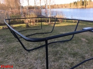 iSport Air Black 5,2 x 3m 120 jousta trampoliini turvaverkolla + tikkaat