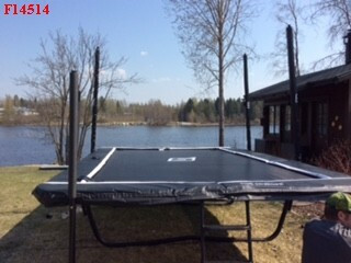 iSport Air Black 5,2 x 3m 120 jousta trampoliini turvaverkolla + tikkaat