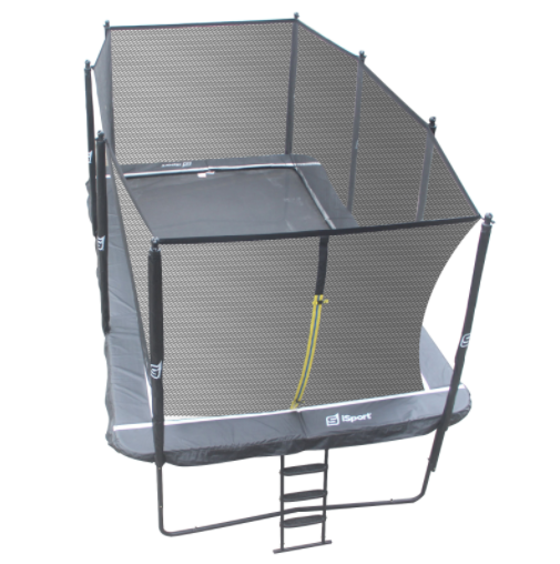 iSport Air Black 5,2 x 3m 120 jousta trampoliini turvaverkolla + tikkaat
