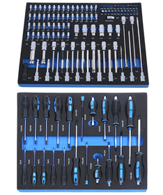 Timco 8 ltk 266-osainen työkaluvaunu autotyökaluilla