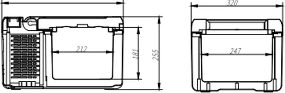 Frezzer Pro 9L matkajääkaappipakastin 12/24V