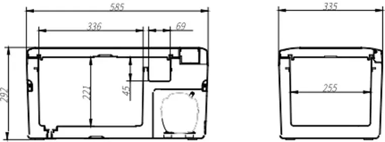 Frezzer Pro 18L matkajääkaappipakastin 12/24V 230V