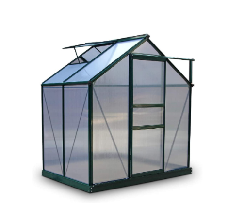 Green Land alumiinirunkoinen kasvihuone 2,3 m², musta