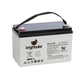 Brightsolar DC12-100 AGM akku, huoltovapaa